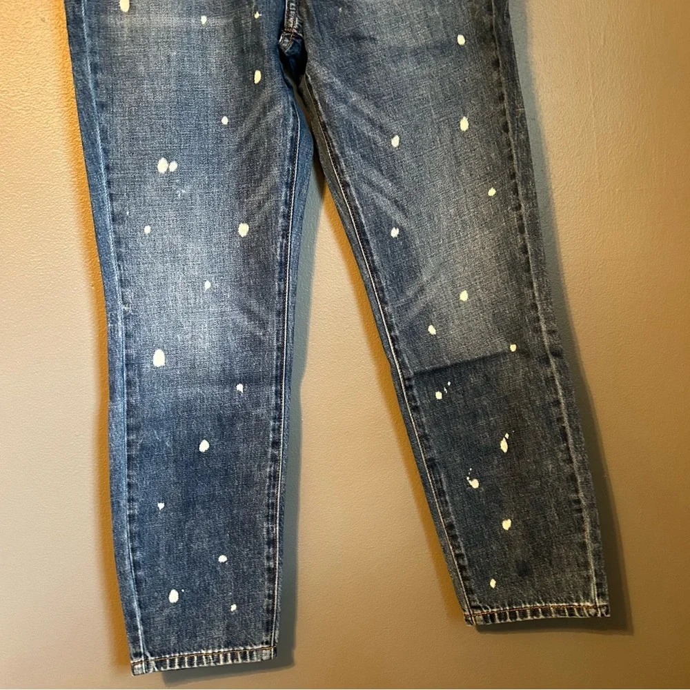 NWT Free People Sandrine Rose Sz 28/US 6 Polka dot High-rise Skinny Jeans! - Picture 5 of 16
